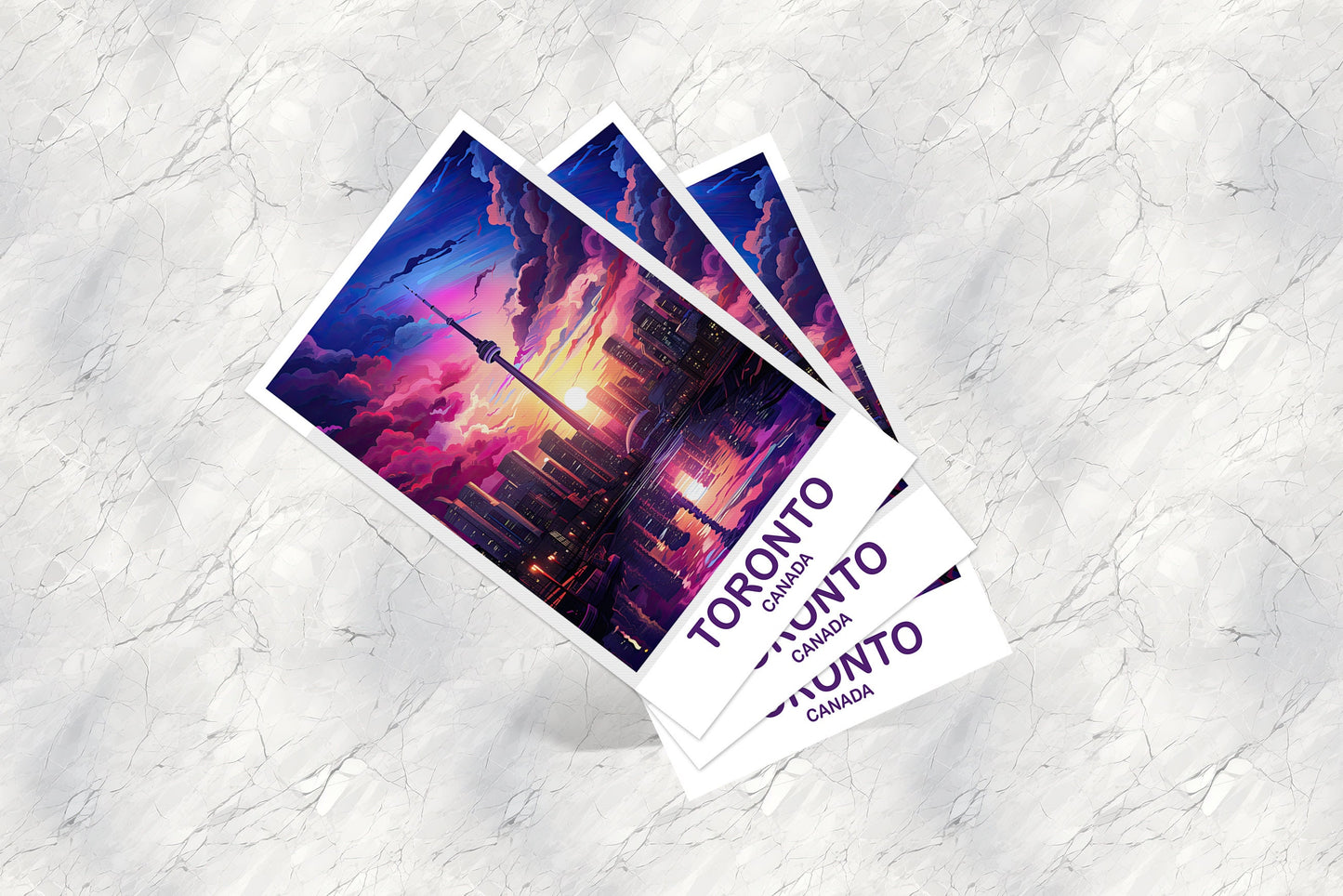 Toronto Travel Postcard, Ontario Travel Postcard, Toronto Postcard, City Skyline Postcard, Lake Ontario Postcard, Canada | T2NA_ONTO4_P
