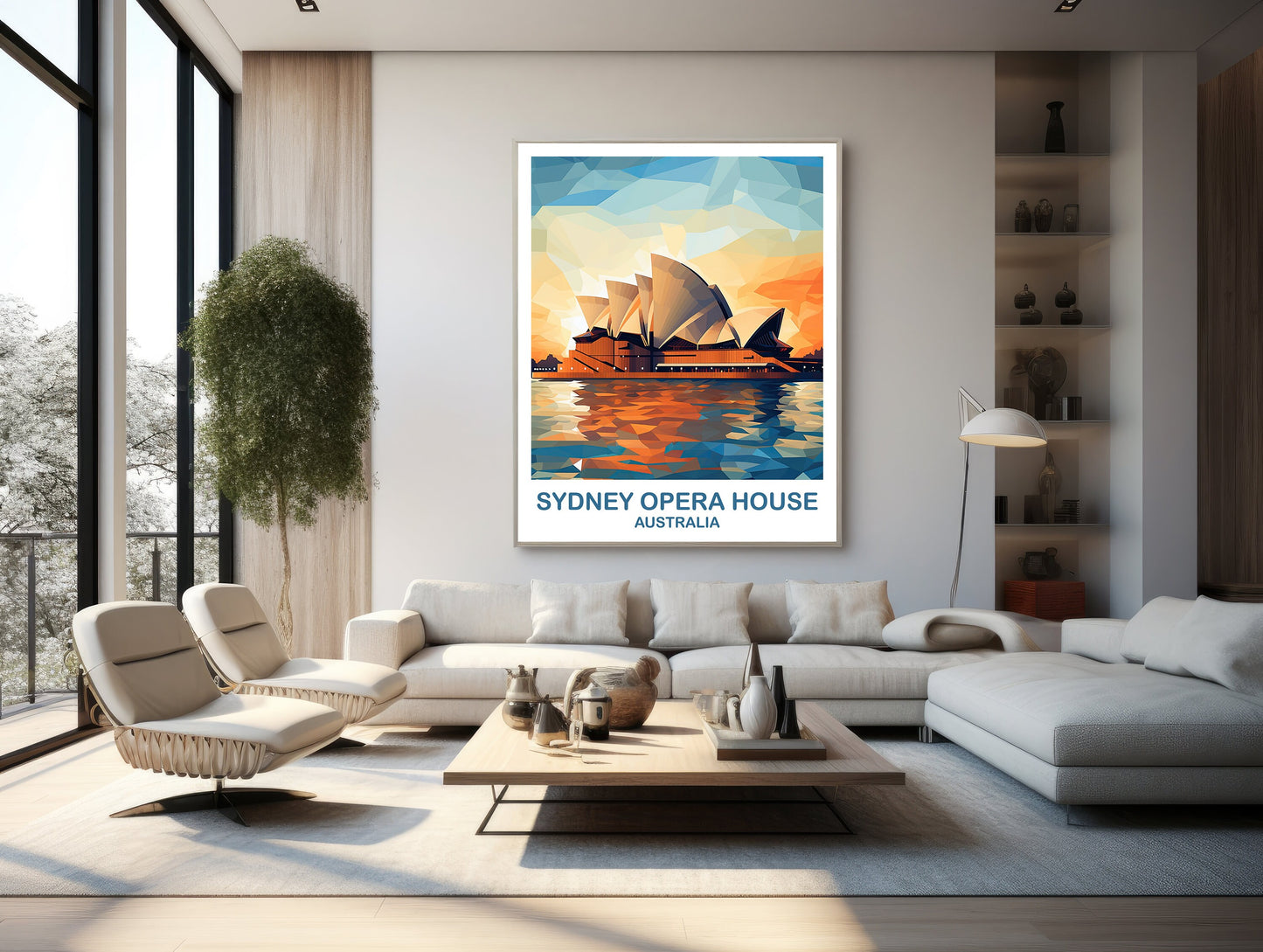 Sydney Opera House Travel Wall Art, Australia Travel Wall Art, Sydney Wall Art Poster, City Skyline Wall Art, New South Wales | T2AU_NSWSY2