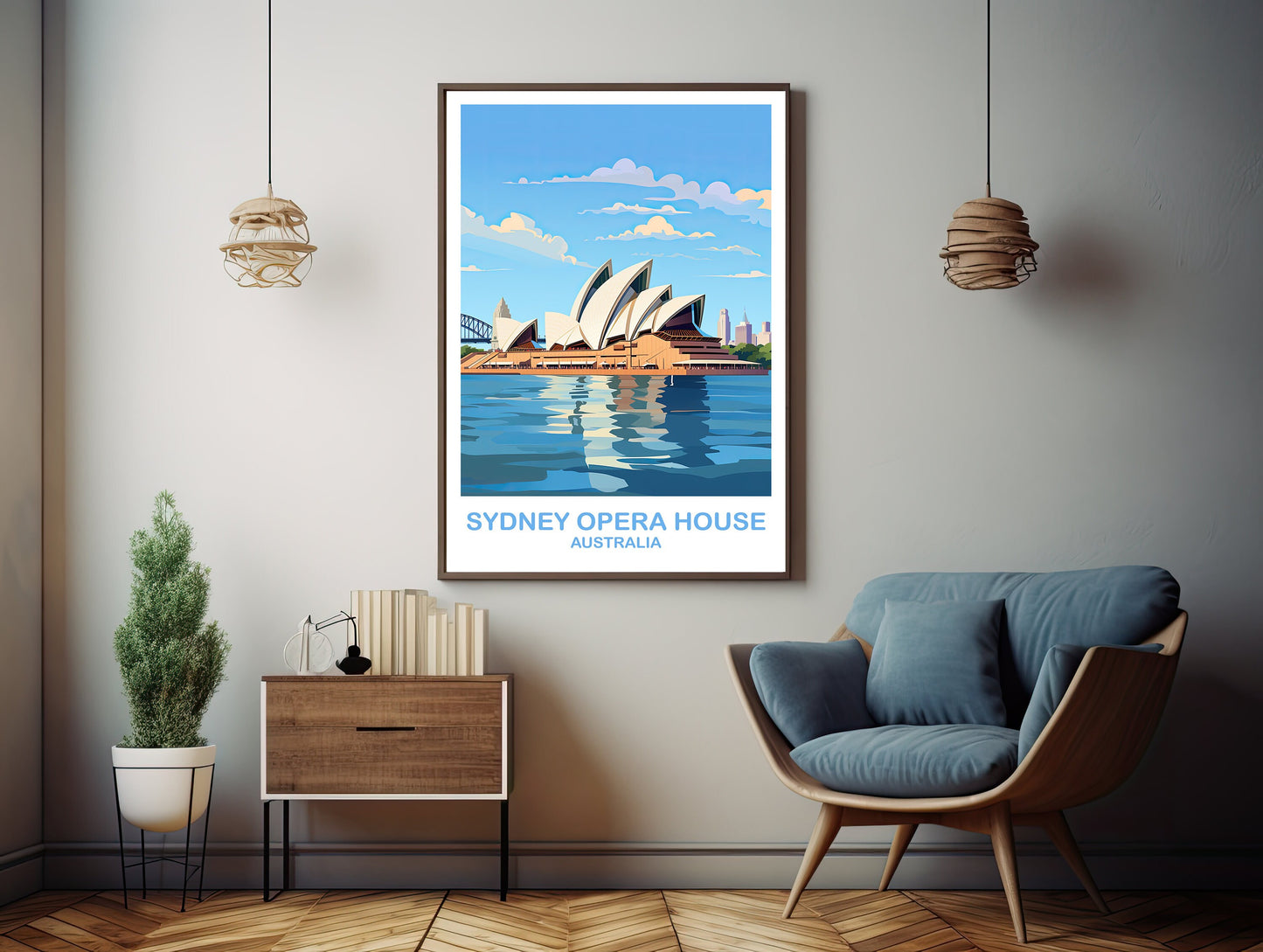 Sydney Opera House Travel Wall Art, Australia Travel Wall Art, Sydney Wall Art Poster, City Skyline Wall Art, New South Wales | T2AU_NSWSY3