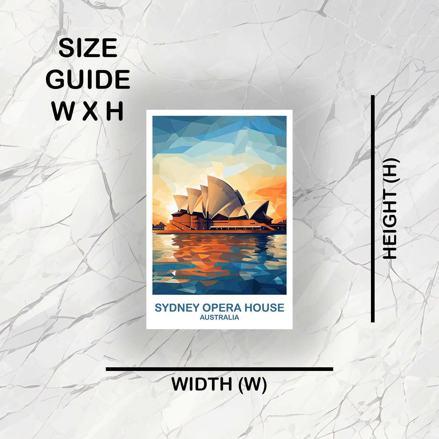 Sydney Opera House Travel Sticker, Australia Travel Sticker Art, Sydney Sticker Art, City Skyline Wall Art, New South Wales | T2AU_NSWSY2_S
