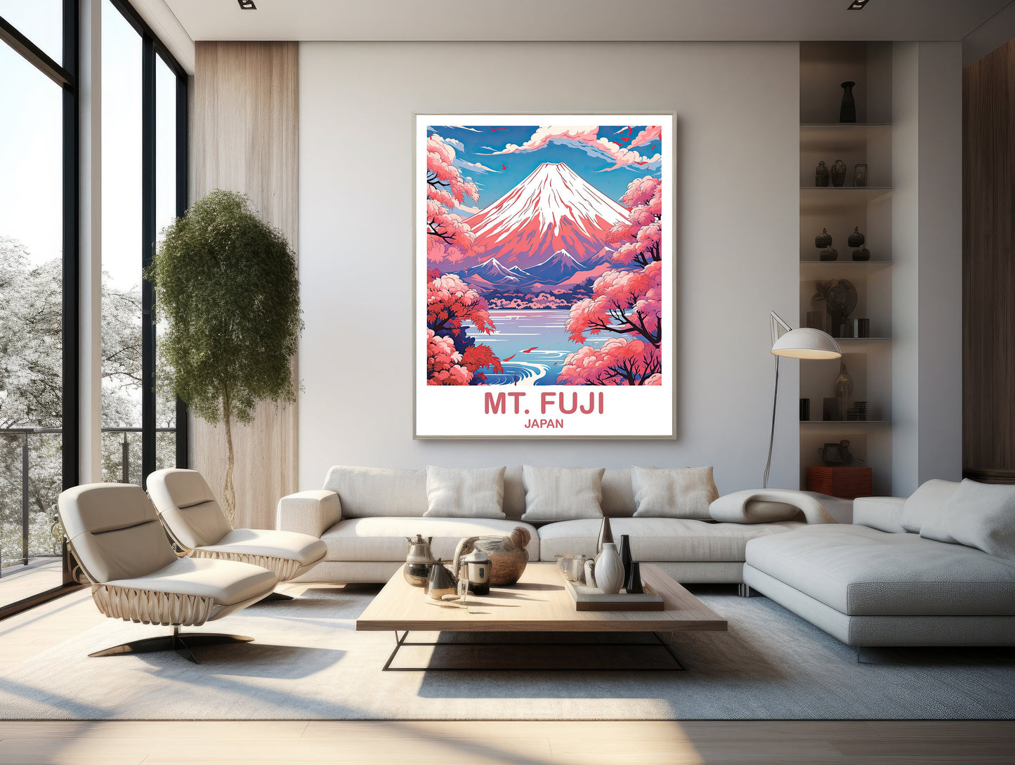 Mt.Fuji Travel Art, Japan Wall Art Poster, Travel Wall Art, Landscape Travel Wall Art, Japan Travel Poster, Japan Travel | T2AS_JAHO1