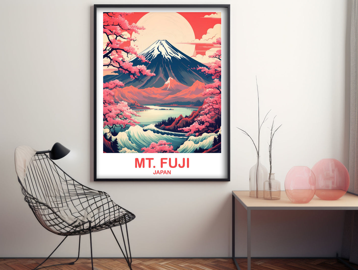 Mt.Fuji Travel Art, Japan Wall Art Poster, Travel Wall Art, Landscape Travel Wall Art, Japan Travel Poster, Japan Travel | T2AS_JAHO2