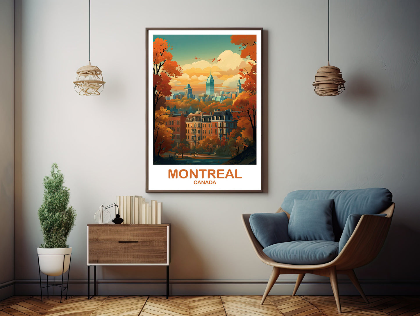 Montreal Travel Wall Art, Quebec Travel Wall Art, Montreal Wall Art Poster, City Skyline Wall Art, Canada Travel Wall Art | T2NA_QUMO1