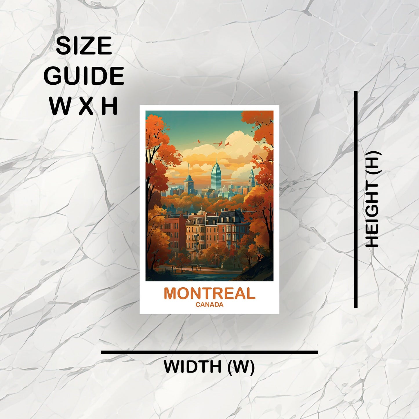 Montreal Travel Sticker, Quebec Travel Sticker Art, Montreal Sticker Art, City Skyline Sticker Art, Canada Travel Art | T2NA_QUMO1_S