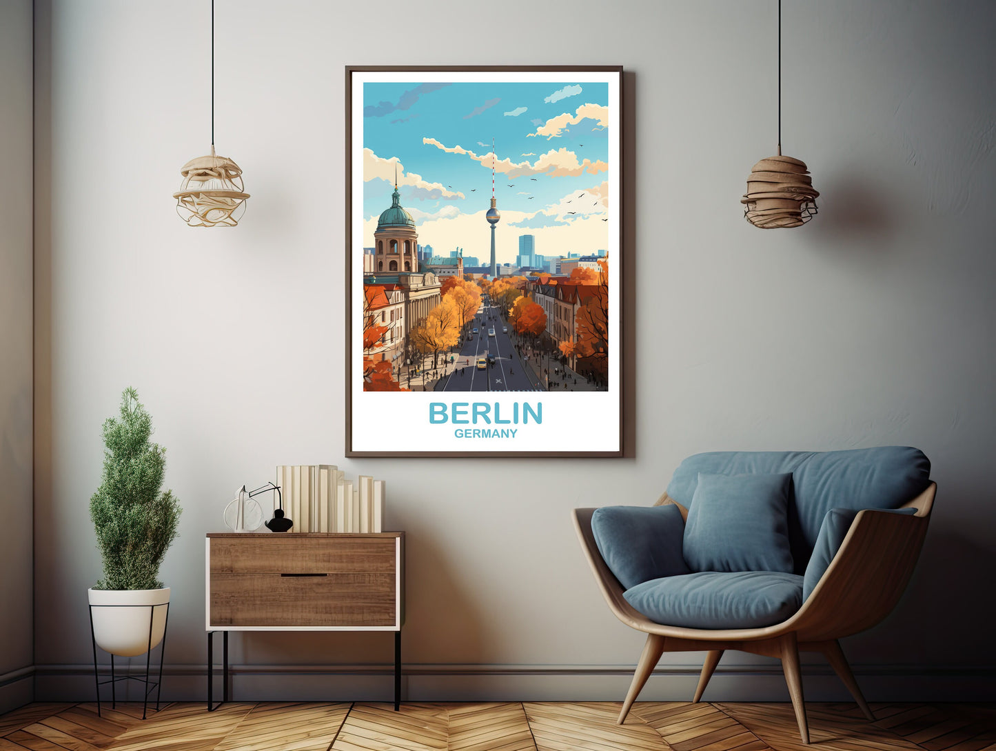 Berlin Germany Travel Art, Printable Berlin Wall Art, Germany Wall Art, Berlin Travel Art, Digital Travel, Travel Wall Art | DT2EU_GEBE1