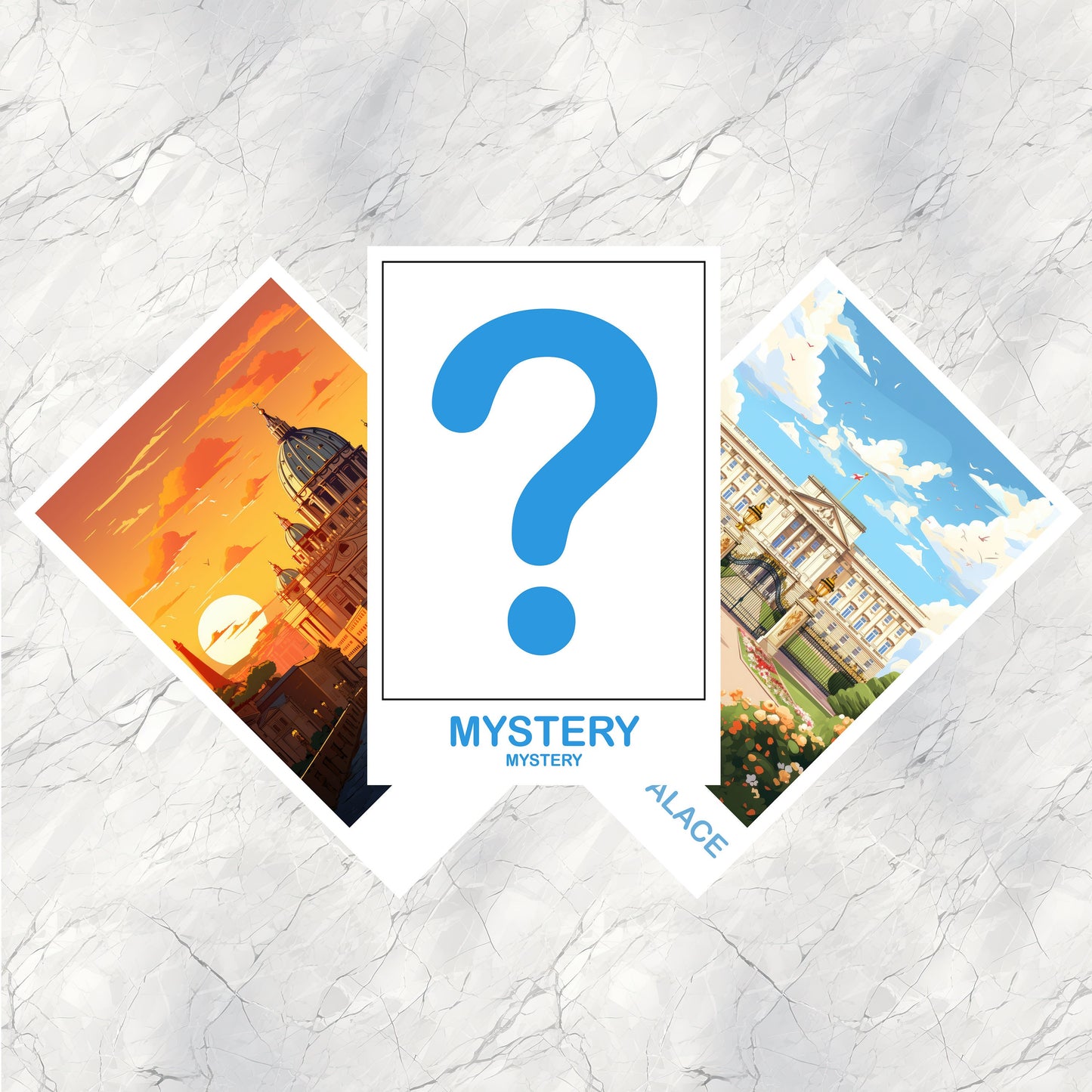 Mystery Travel Postcards, Travel Postcard Set, Set of Three City Postcards, Random Three Locations, City Postcards, Travel Bundle