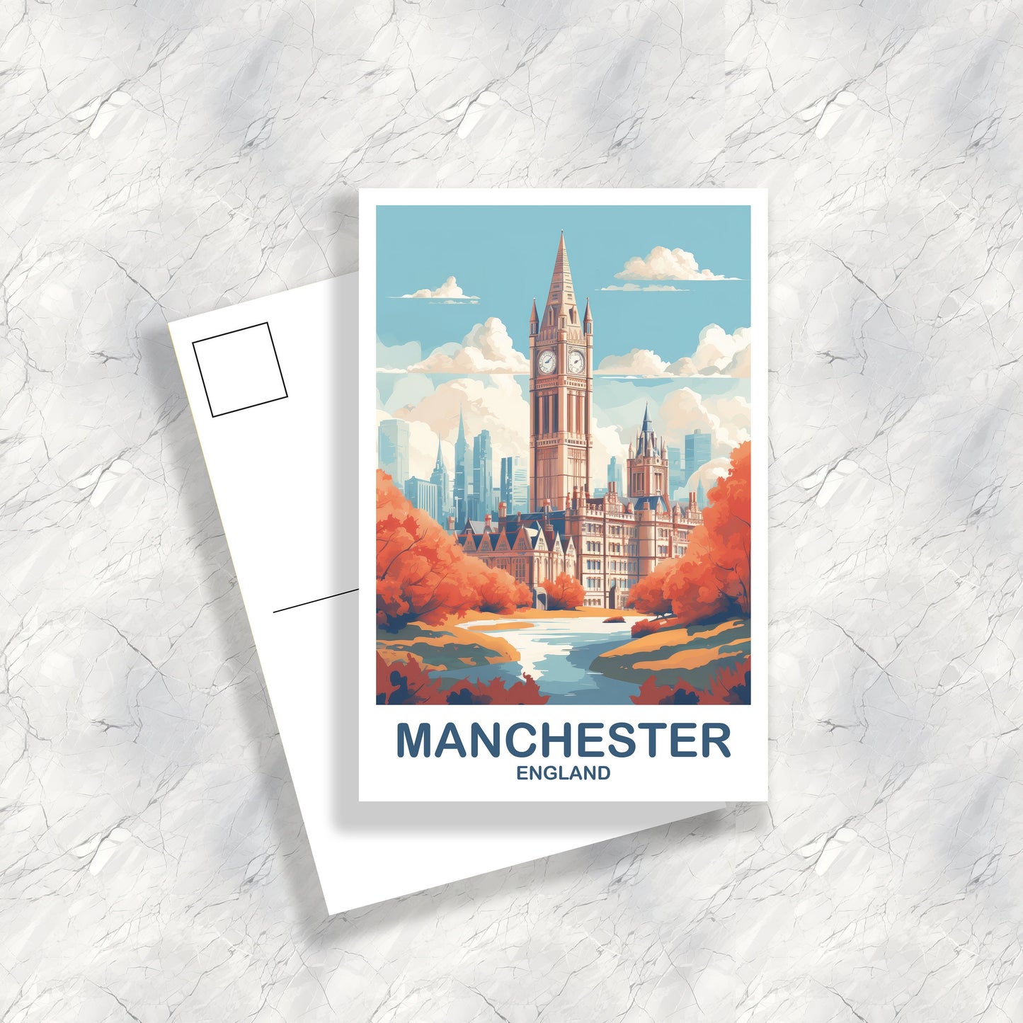 Manchester England Postcard