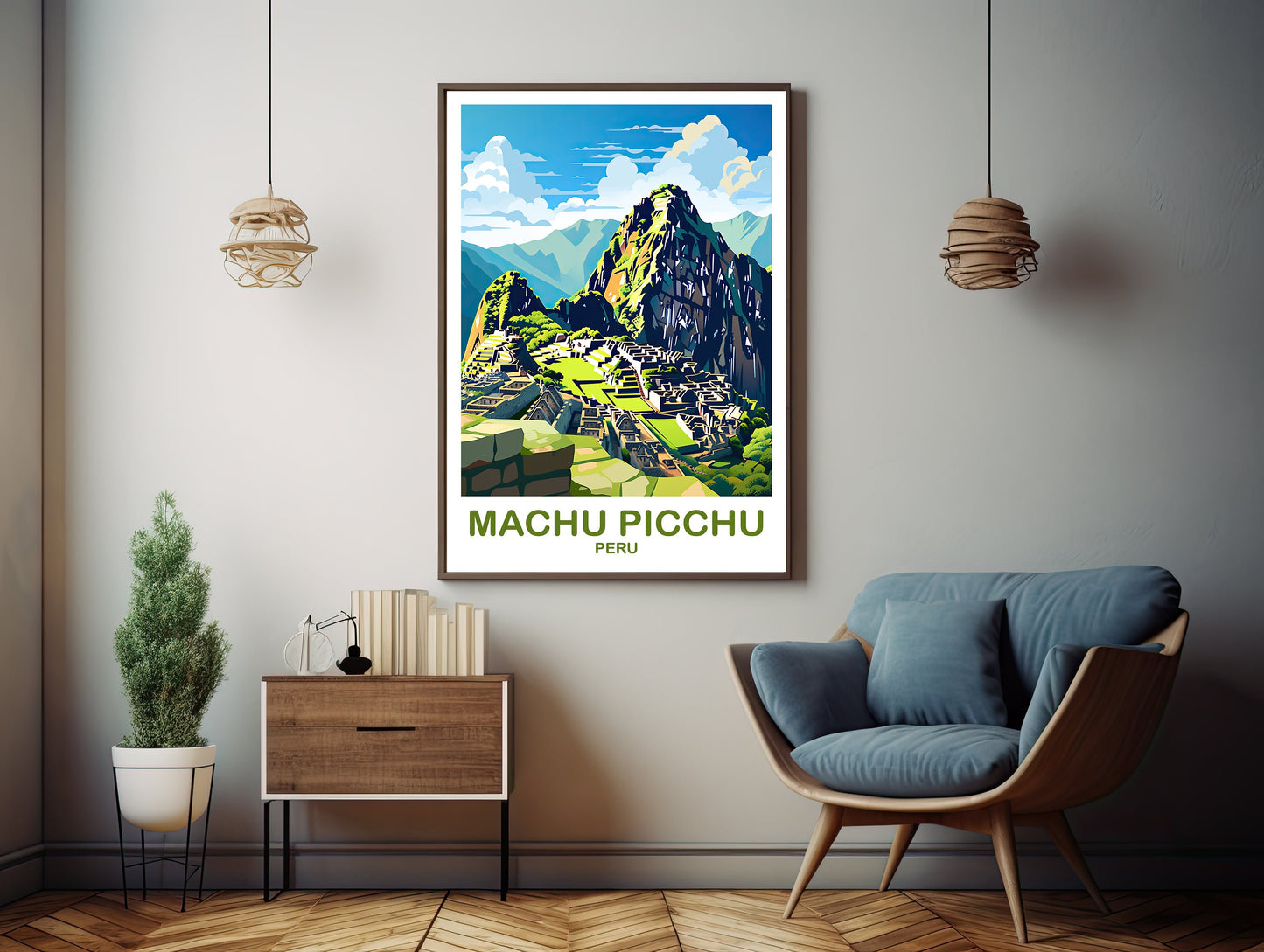 Machu Picchu Travel Poster, Puru Wall Art, Machu Picchu Wall Art, Peru Poster, Travel Wall Art Machu Picchu Puru Travel Art | T2SA_PEMA1