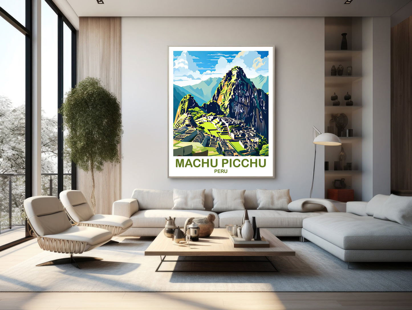 Machu Picchu Travel Poster, Puru Wall Art, Machu Picchu Wall Art, Peru Poster, Travel Wall Art Machu Picchu Puru Travel Art | T2SA_PEMA1