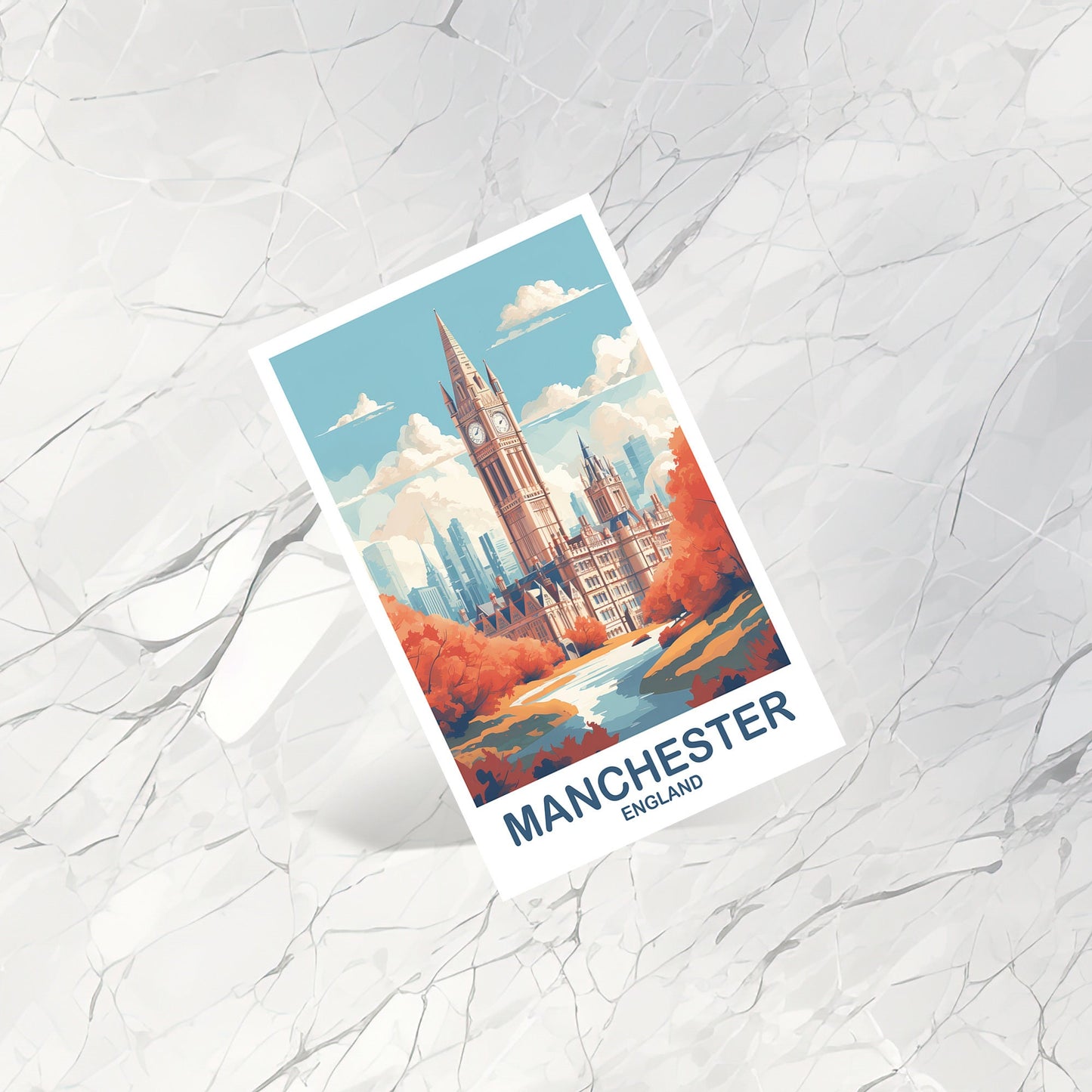 Manchester England Postcard