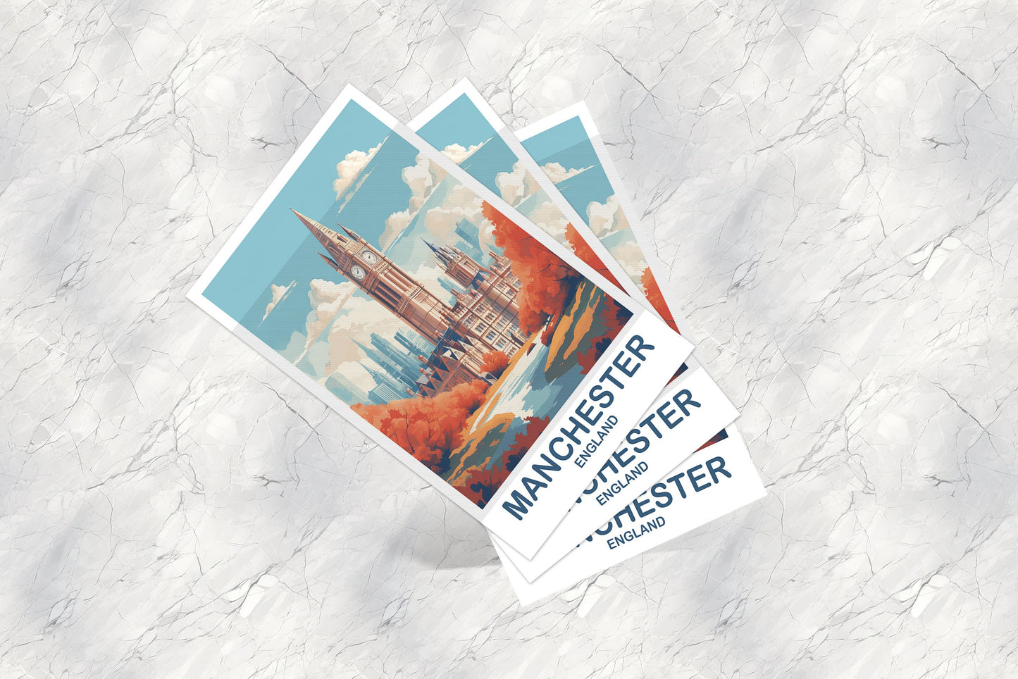 Manchester England Postcard