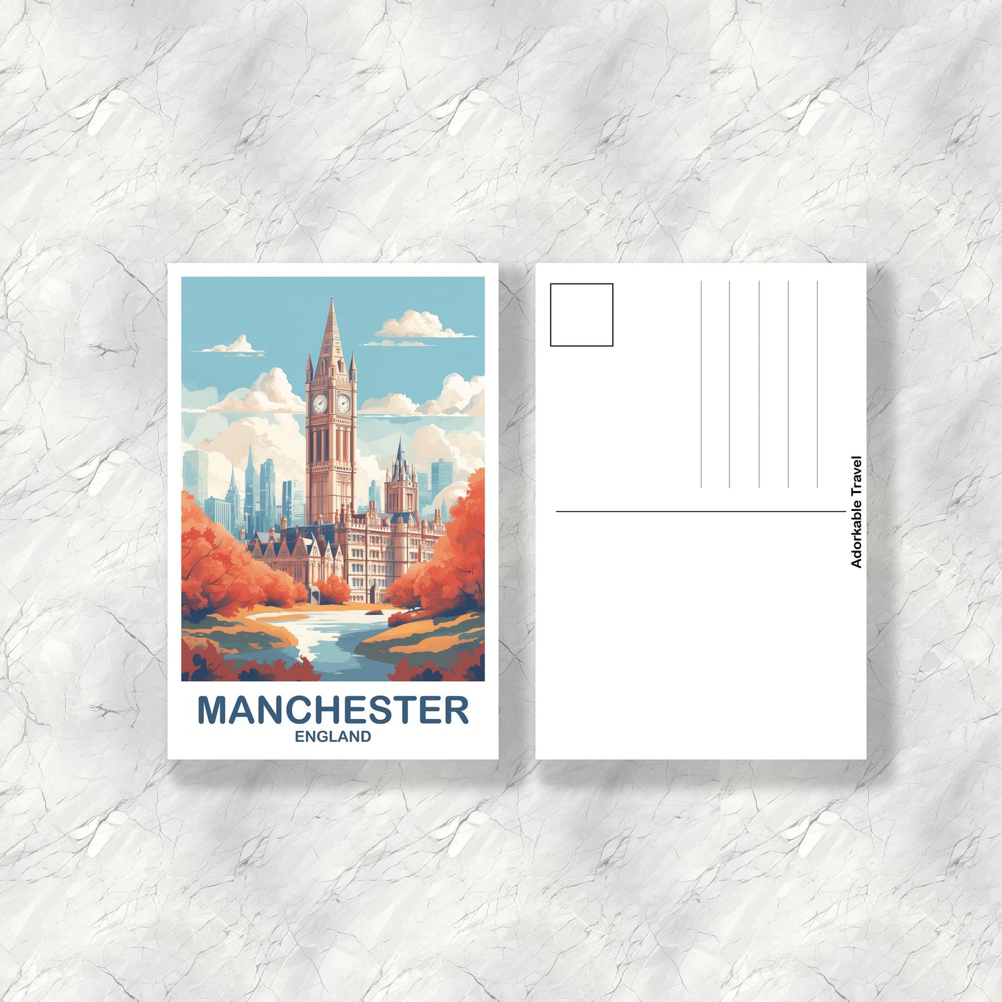 Manchester England Postcard
