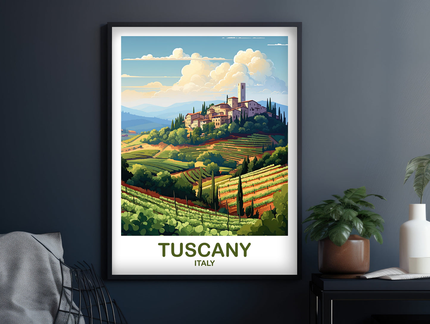 Tuscany Italy Travel Poster, Italy Travel Art, Tuscany Italy Poster, Tuscany Wall Art, Italy Travel Wall Art, Travel Poster | T2EU_ITTU1
