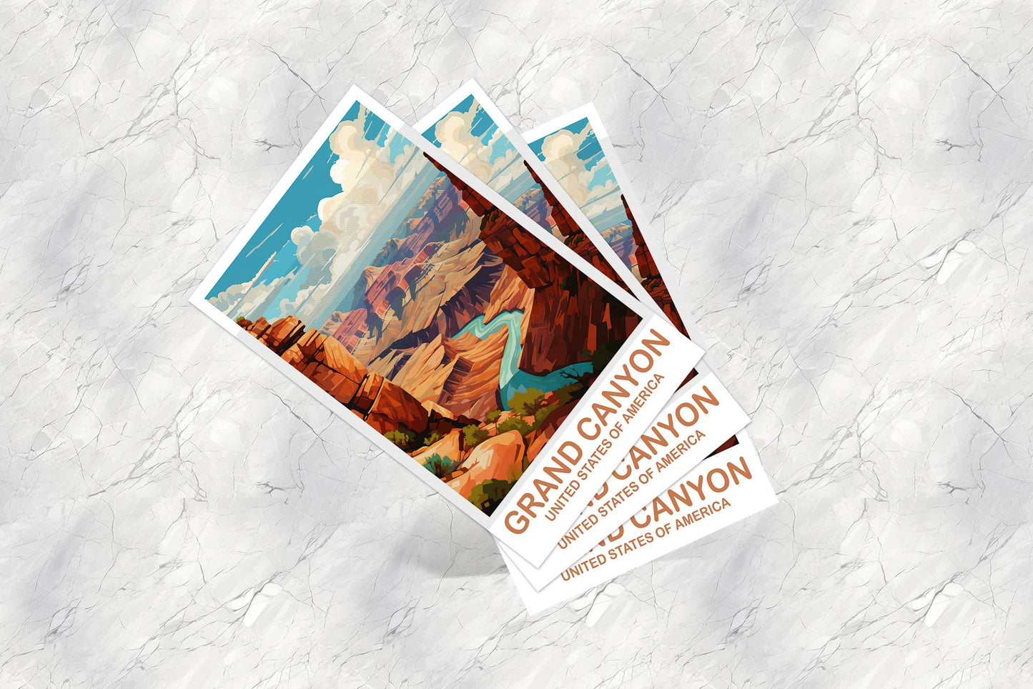 Grand Canyon Travel Postcard, Arizona Travel Postcard, National Park Postcard, Grand Teton National Park Travel Postcard | T2NA_ARGC1_P