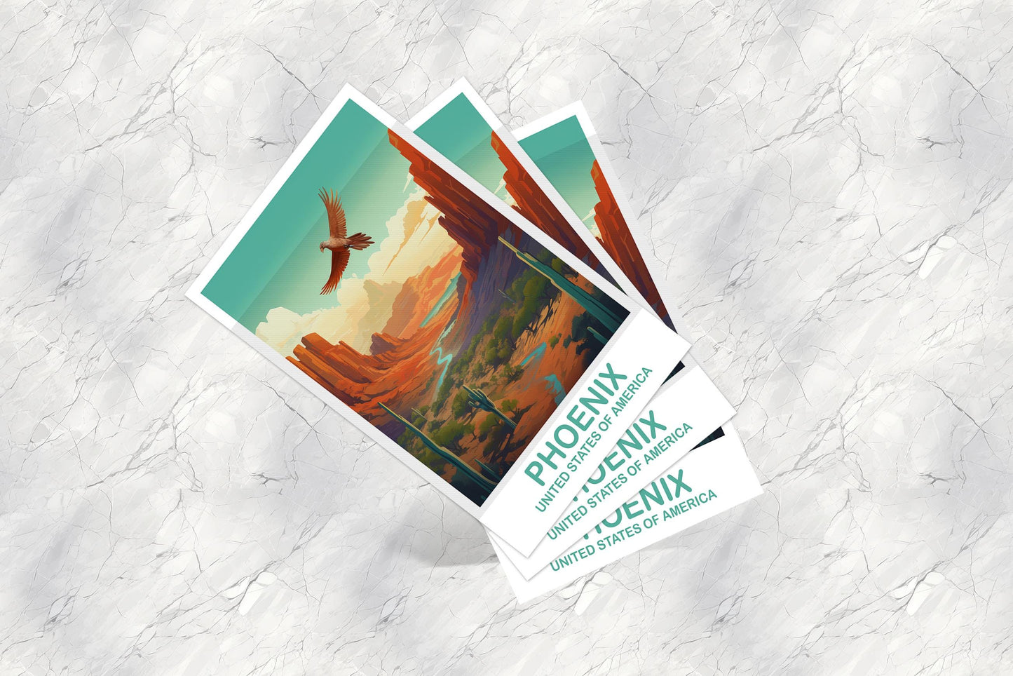 Phoenix Arizona Travel Postcard, Arizona Travel Postcard, National Park Postcard, Grand Teton National Park Travel Postcard | T2NA_ARPH1_P