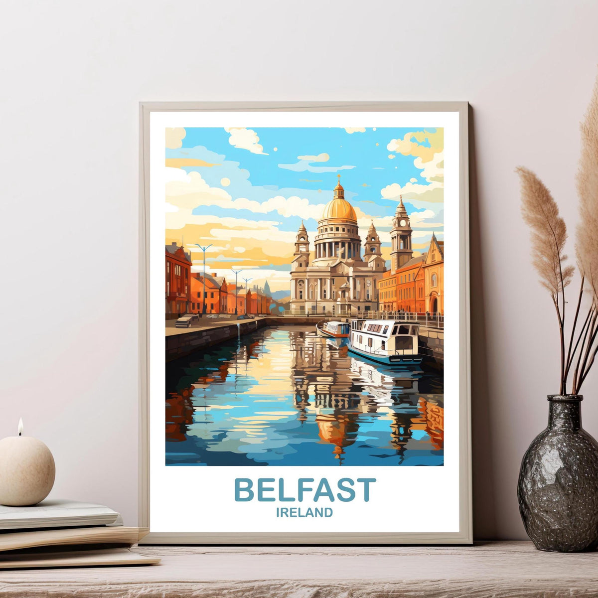 Dublin travel poster