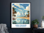 Abu Dhabi, United Arab Emirates — Travel Poster (Design 2)