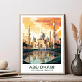 Abu Dhabi, United Arab Emirates — Travel Poster (Design 1)