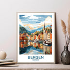 Bergen, Norway — Travel Poster