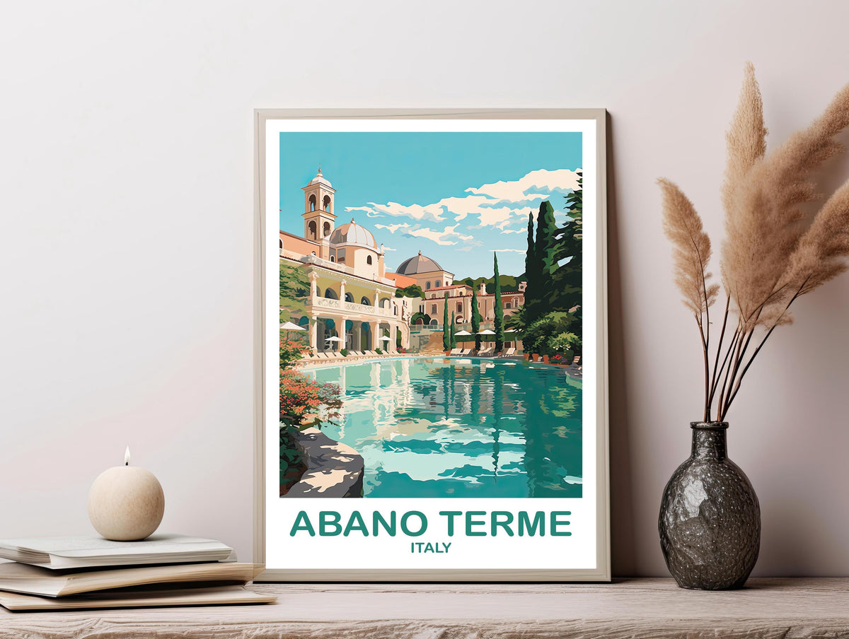 Abano Terme, Italy — Travel Poster (Design 1)