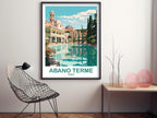 Abano Terme, Italy — Travel Poster (Design 1)