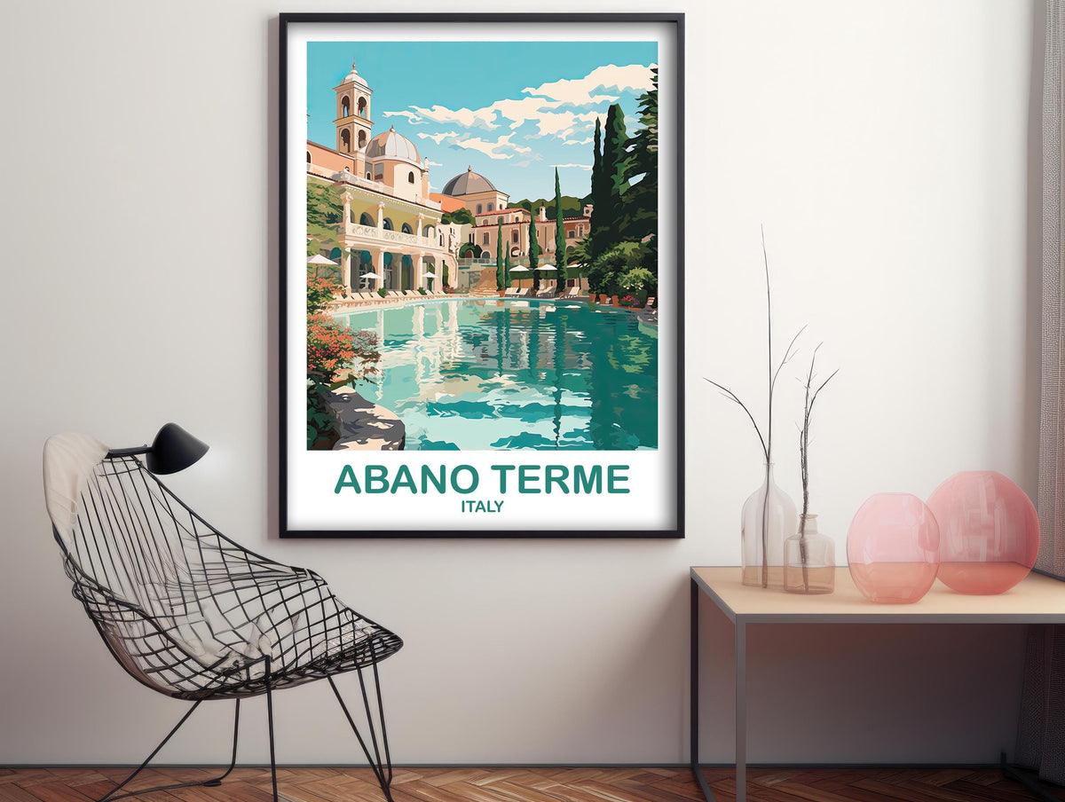 Abano Terme, Italy — Travel Poster (Design 1)
