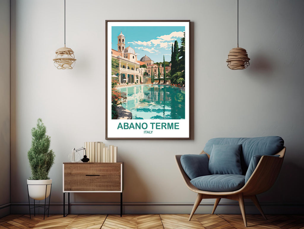 Abano Terme, Italy — Travel Poster (Design 1)