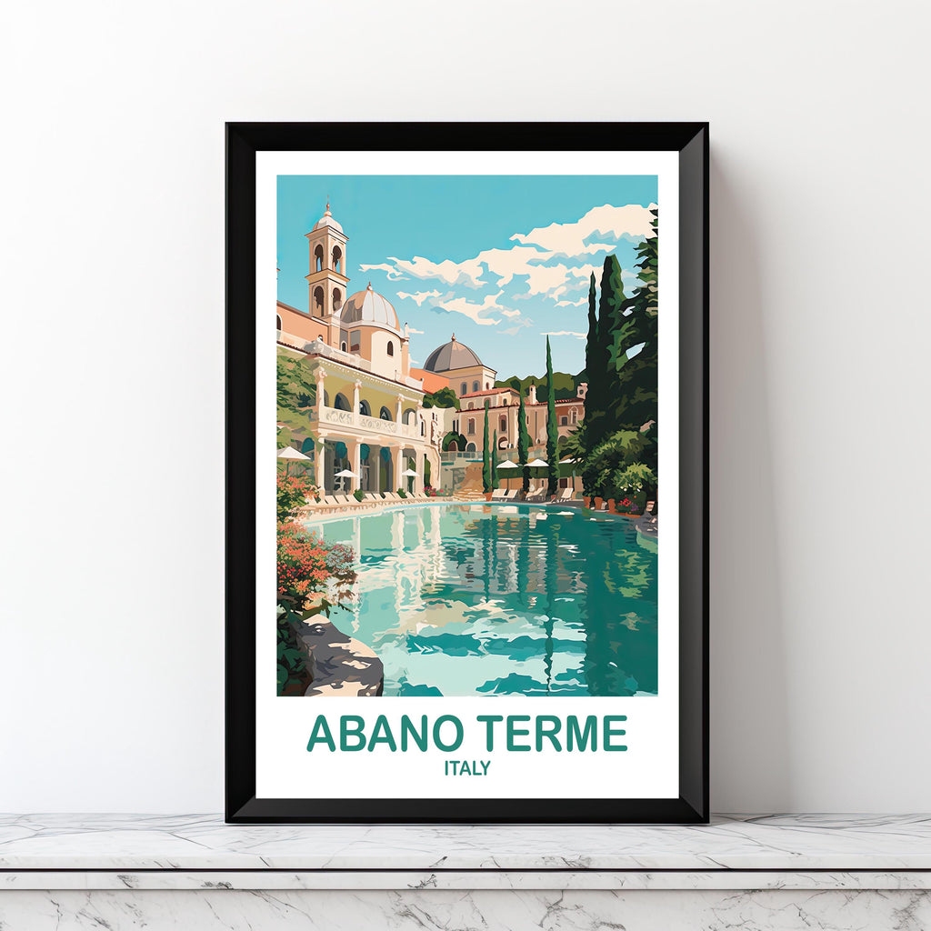 Abano Terme, Italy — Travel Poster (Design 1)