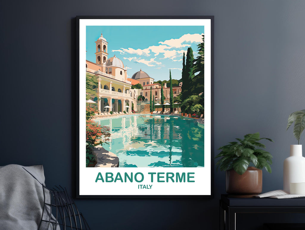 Abano Terme, Italy — Travel Poster (Design 1)