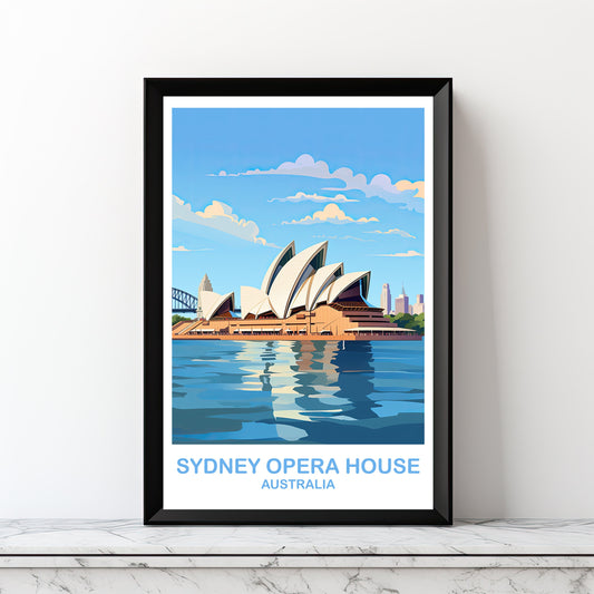 Sydney Opera House Travel Wall Art, Digital Australia Travel Wall Art, Printable Sydney Wall Art, New South Wales | DT2AU_NSWSY3