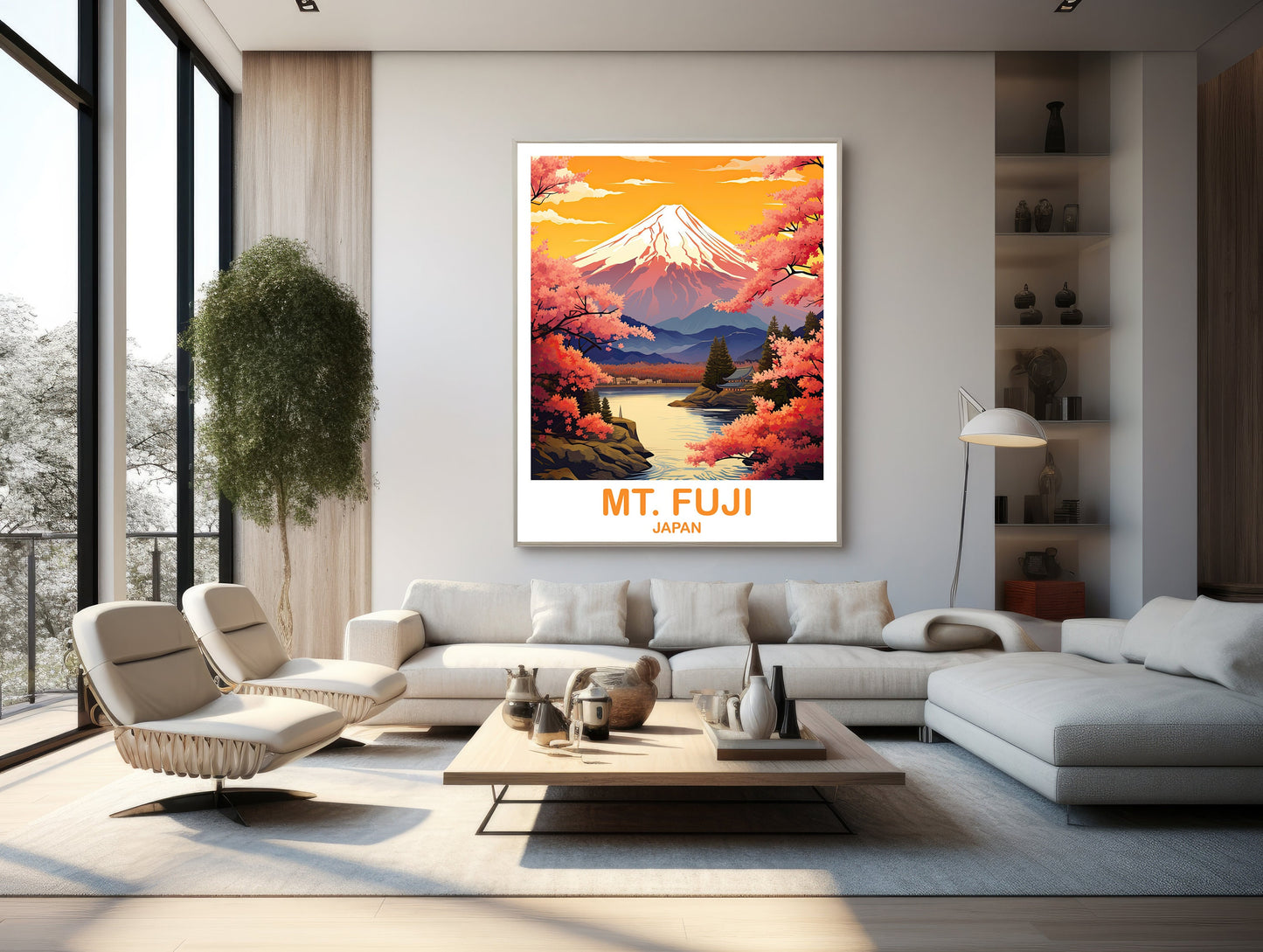 Mt.Fuji Travel Art, Japan Wall Art Poster, Travel Wall Art, Landscape Travel Wall Art, Japan Travel Poster, Japan Travel | T2AS_JAHO4
