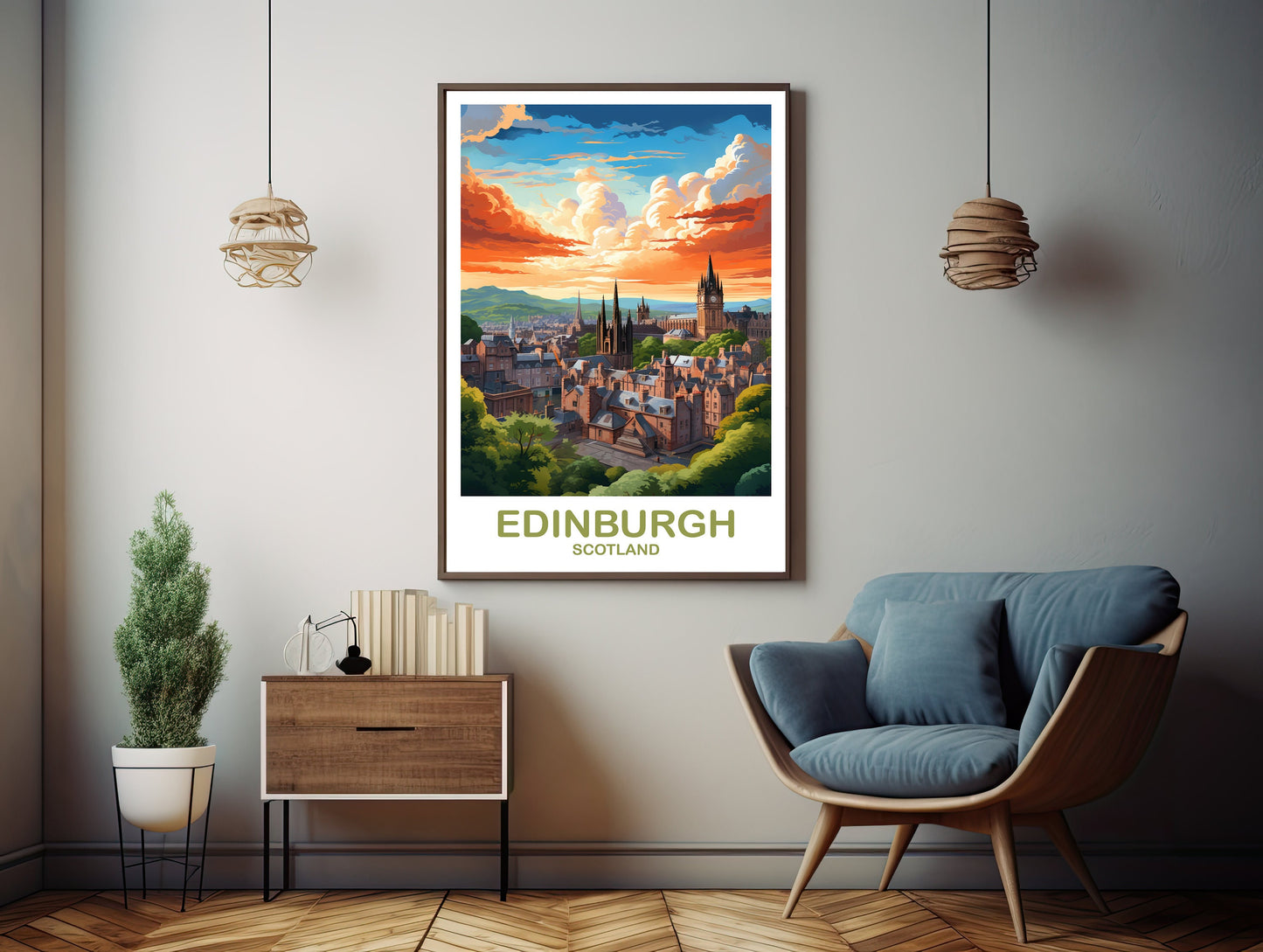 Edinburgh Travel Wall Art, Edinburgh Travel Wall Art, Scotland Poster, Edinburgh Scotland Travel Wall Art, Travel Art | T2EU_SCED1