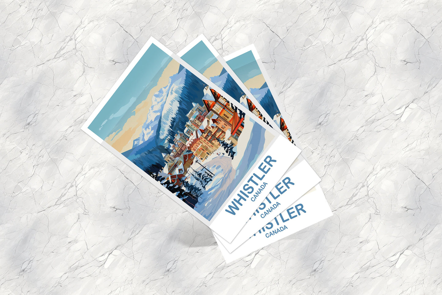 Whistler BC Travel Postcard, British Columbia Postcard, Whistler Travel Postcard, Travel Postcard, Whistler Travel Postcard | T2NA_BCWH1_P