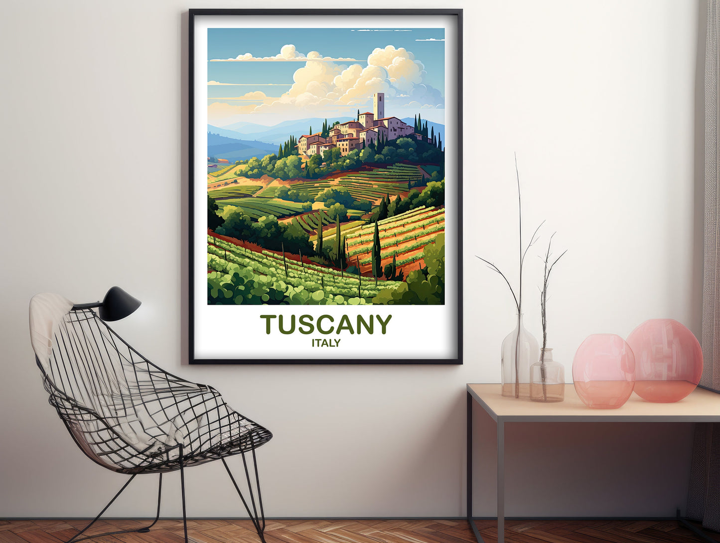 Tuscany Italy Travel Poster, Italy Travel Art, Tuscany Italy Poster, Tuscany Wall Art, Italy Travel Wall Art, Travel Poster | T2EU_ITTU1