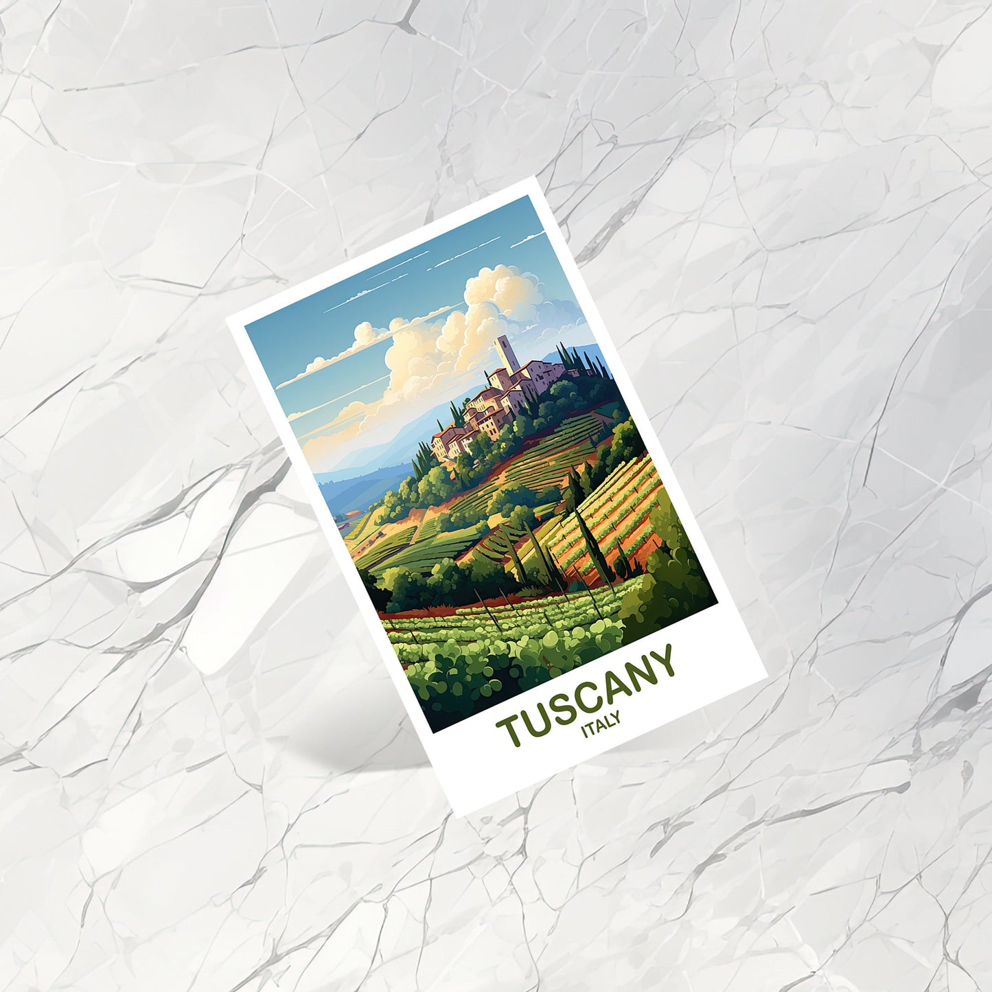Tuscany Italy Postcard