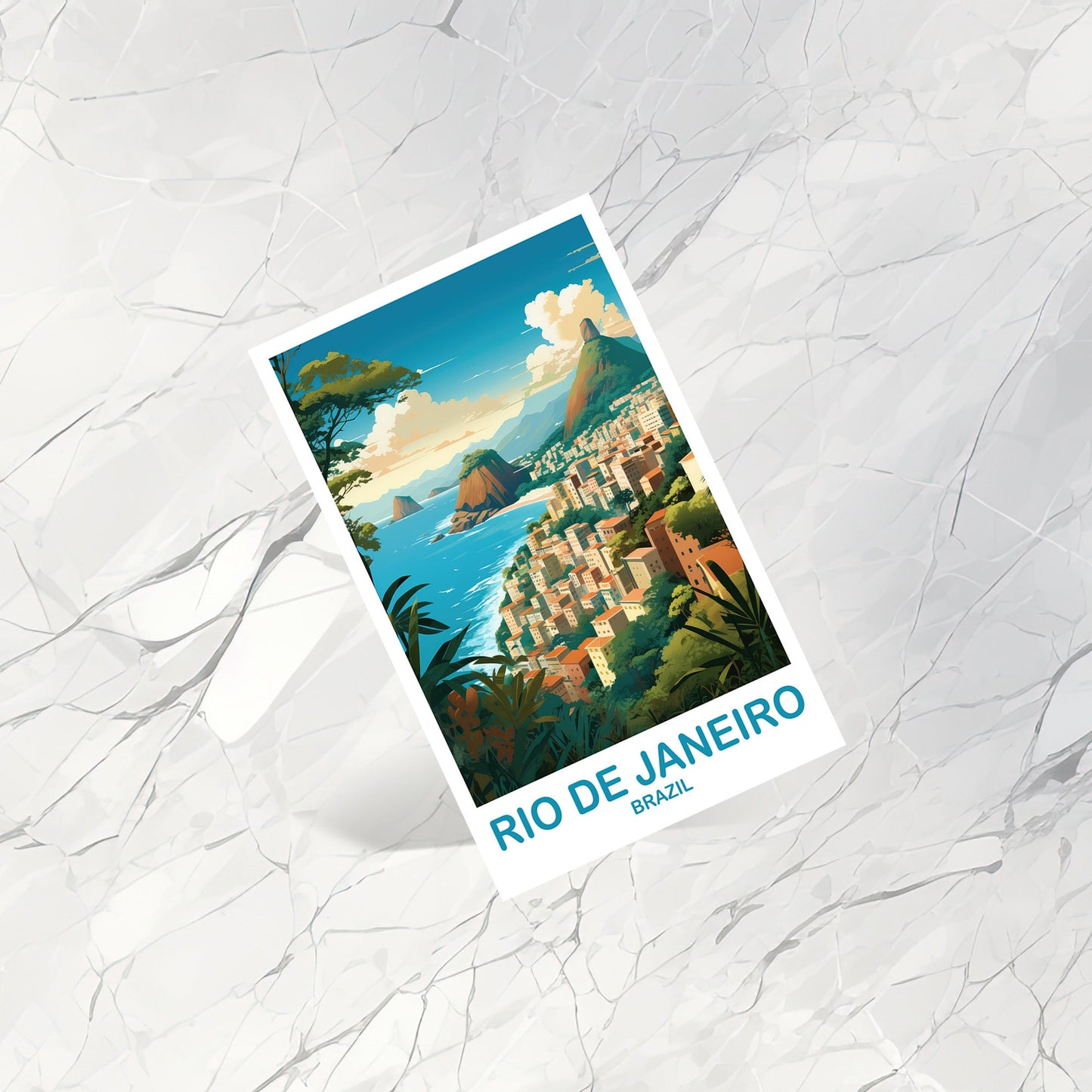 Rio de Janeiro Postcard, Rio de Janeiro  Travel Postcard, Brazil Postcard, Rio de Janeiro Brazil Postcard, Travel Postcard | T2SA_BRRDJ1_P