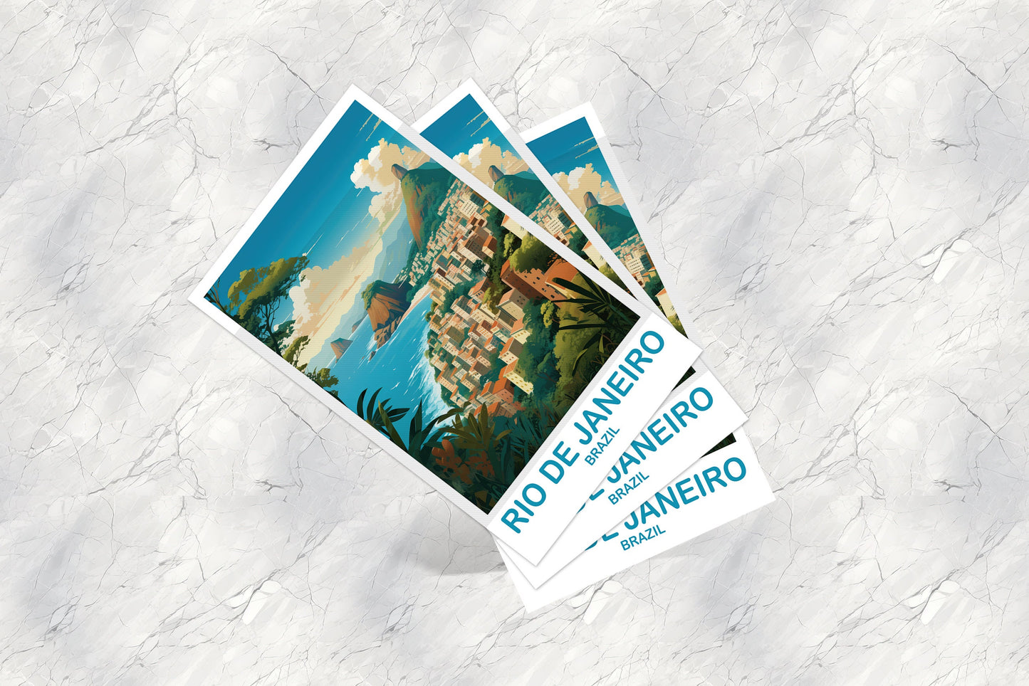 Rio de Janeiro Postcard, Rio de Janeiro  Travel Postcard, Brazil Postcard, Rio de Janeiro Brazil Postcard, Travel Postcard | T2SA_BRRDJ1_P