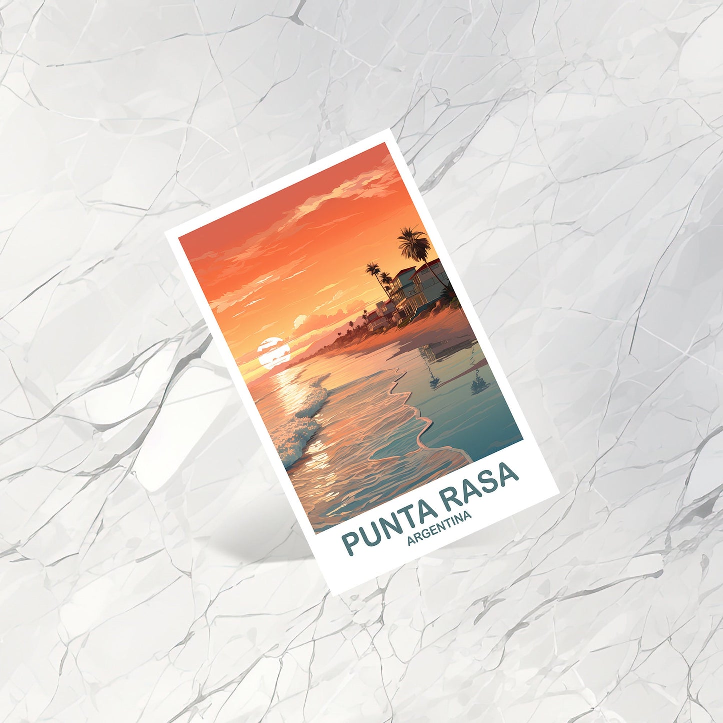 Punta Rasa Argentina Postcard, Punta Rasa Travel Postcard, Argentina Postcard, Argentina Travel Art, Travel Postcard | T2SA_ARPR1_P