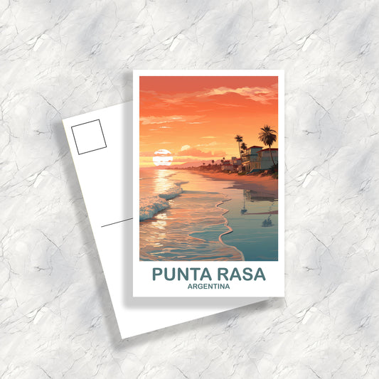 Punta Rasa Argentina Postcard, Punta Rasa Travel Postcard, Argentina Postcard, Argentina Travel Art, Travel Postcard | T2SA_ARPR1_P