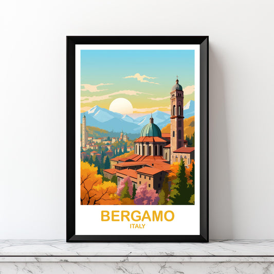 Printable Bergamo Travel Wall Art, Digital Italy Travel Art, Italy Travel  Art, Bergamo Italy Digital Download, Europe Art | DT2EU_ITBER1